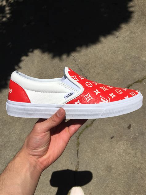 supreme and louis vuitton shoes cheap vans|louis vuitton supreme denim.